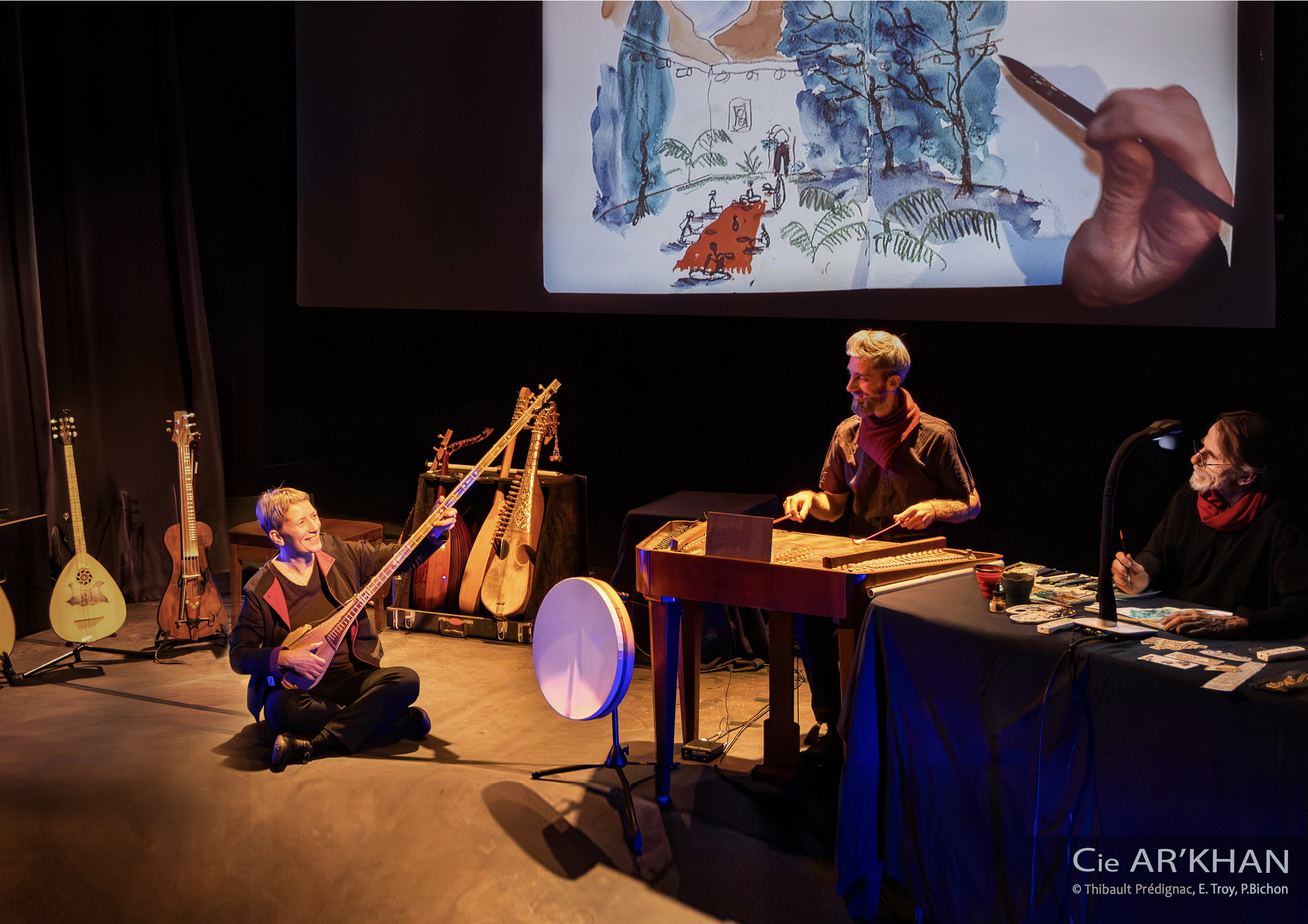 AUTOMNALES 26/27 : un concert dessiné en ouverture de saison par la Cie Ar'Khan